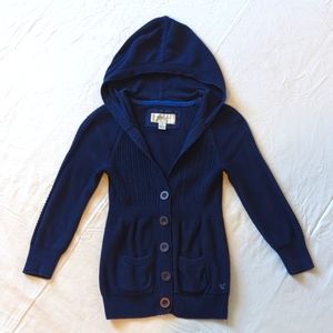 LIKE NEW American Eagle Outfitters 3/4 Sleeve Cardigan with Hoodie